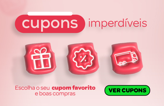 Escolha o seu cupom favorito e boas compras